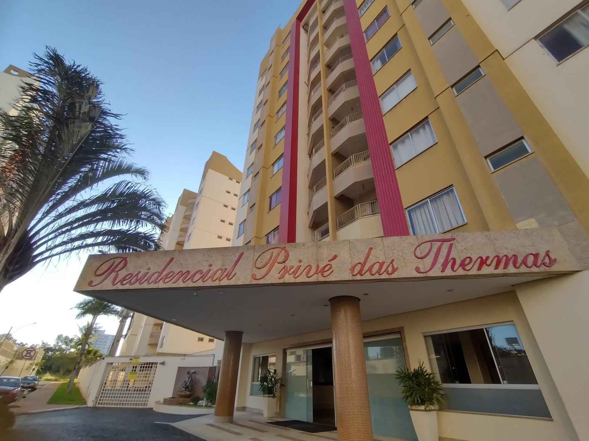 Prive Das Thermas I Caldas Novas - Achei Ferias - Com Roupa De Cama Buitenkant foto